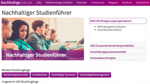 Nachhaltiger Studienführer